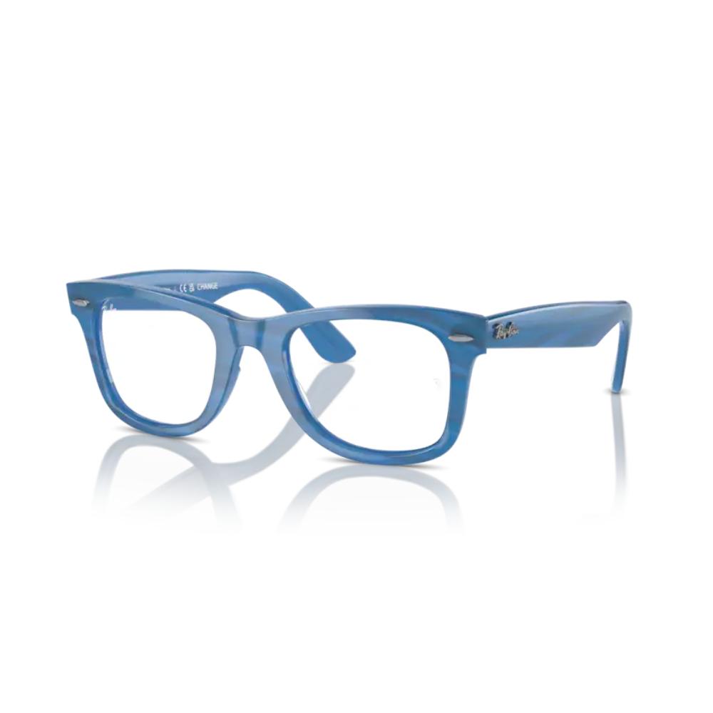 Óculos de Grau Wayfarer Ease Change Fotocromáticos Azul Ray-Ban Optical