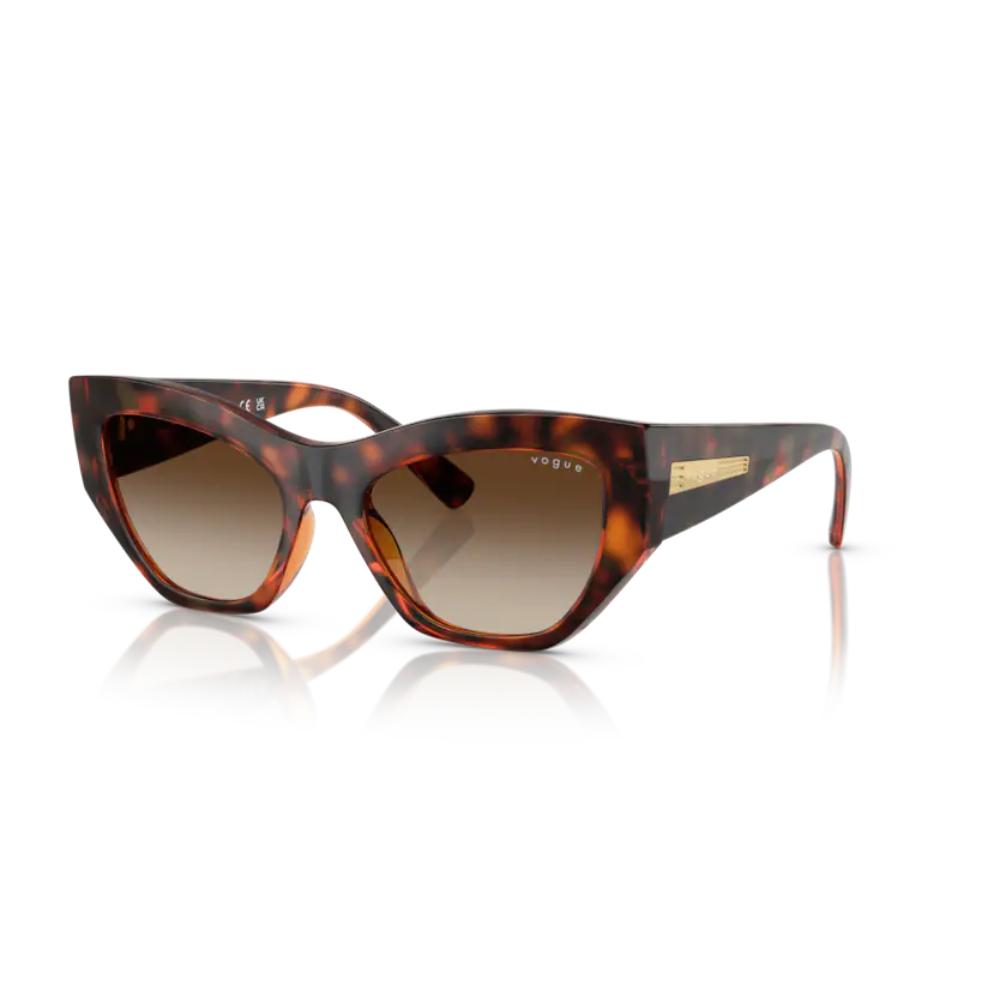 Óculos de Sol Marrom Degradadas Vogue Eyewear