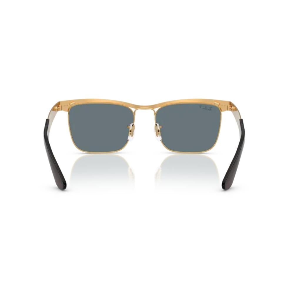 Óculos de Sol Wayfarer Deluxe Ouro Polarizadas Ray-Ban