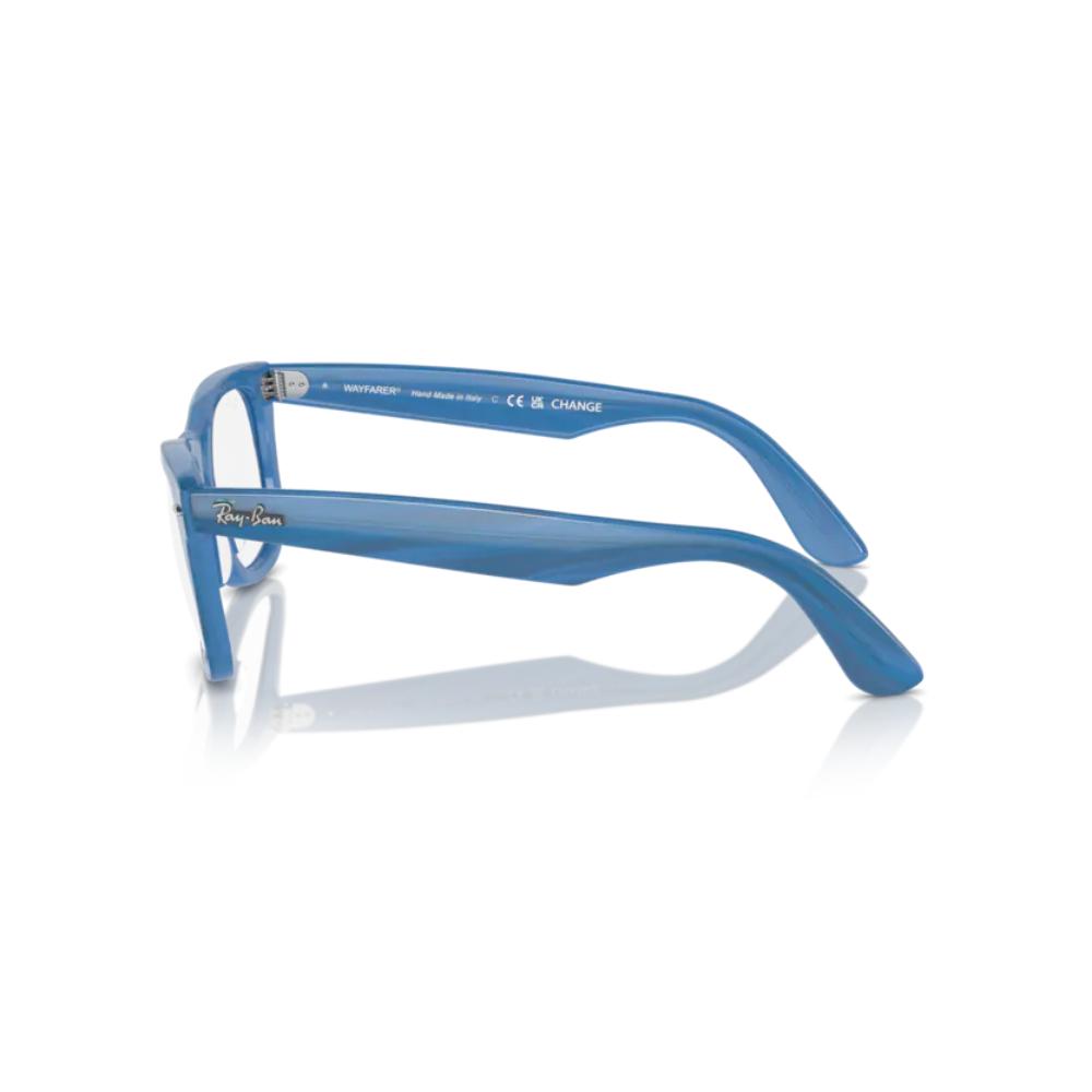 Óculos de Grau Wayfarer Ease Change Fotocromáticos Azul Ray-Ban Optical