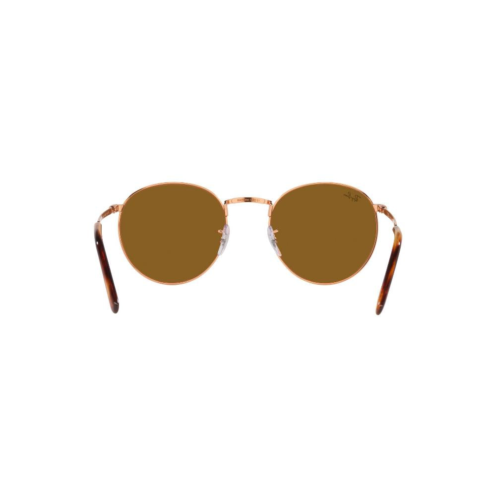Óculos de Sol New Round Ouro Rosa Ray-Ban