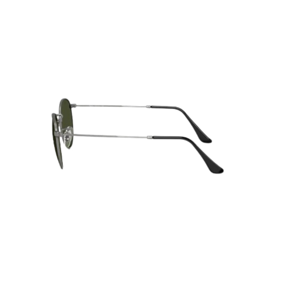 Óculos de Sol Round Metal Fosco Prata Ray-Ban