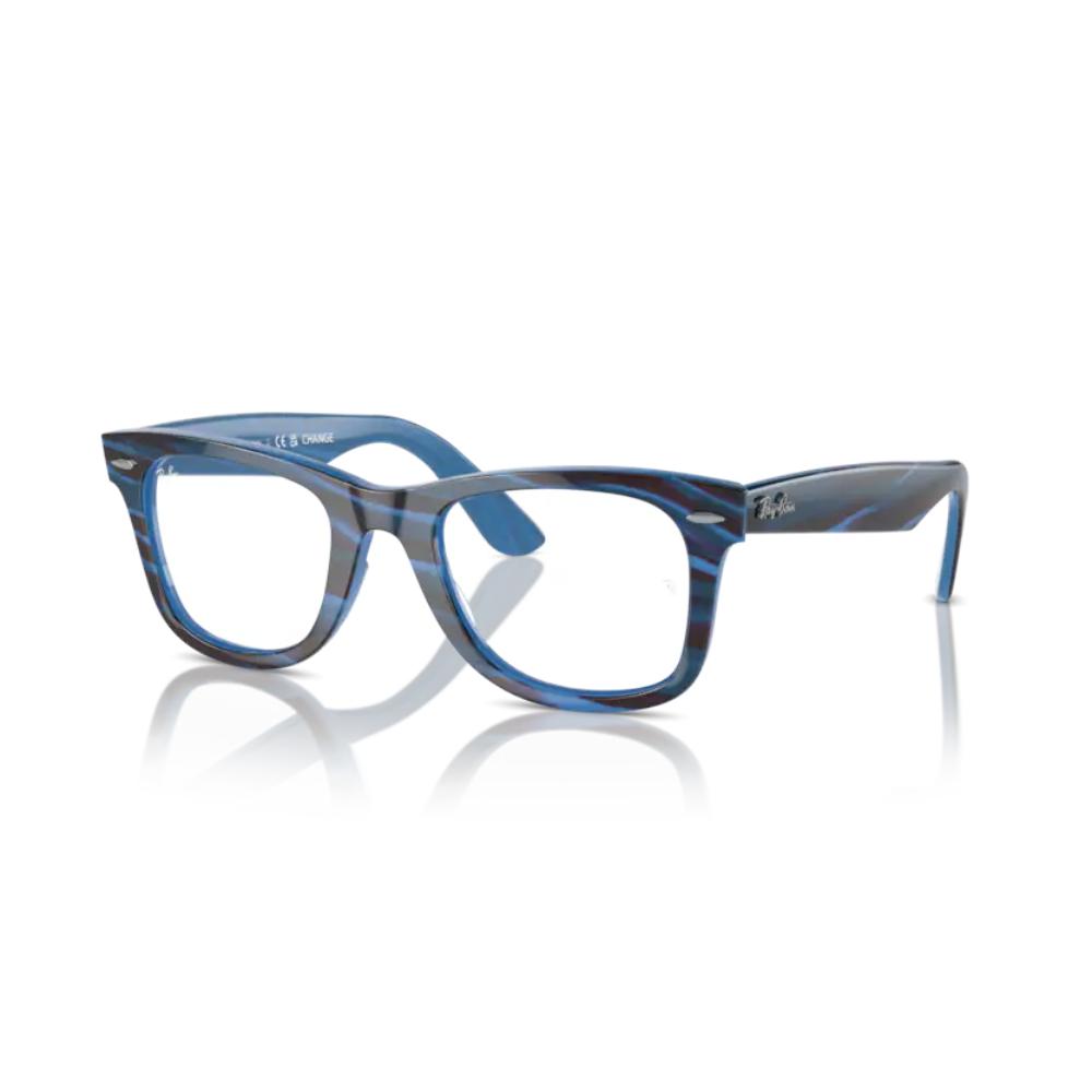 Óculos de Grau Wayfarer Ease Change Fotocromáticos Azul Ray-Ban Optical