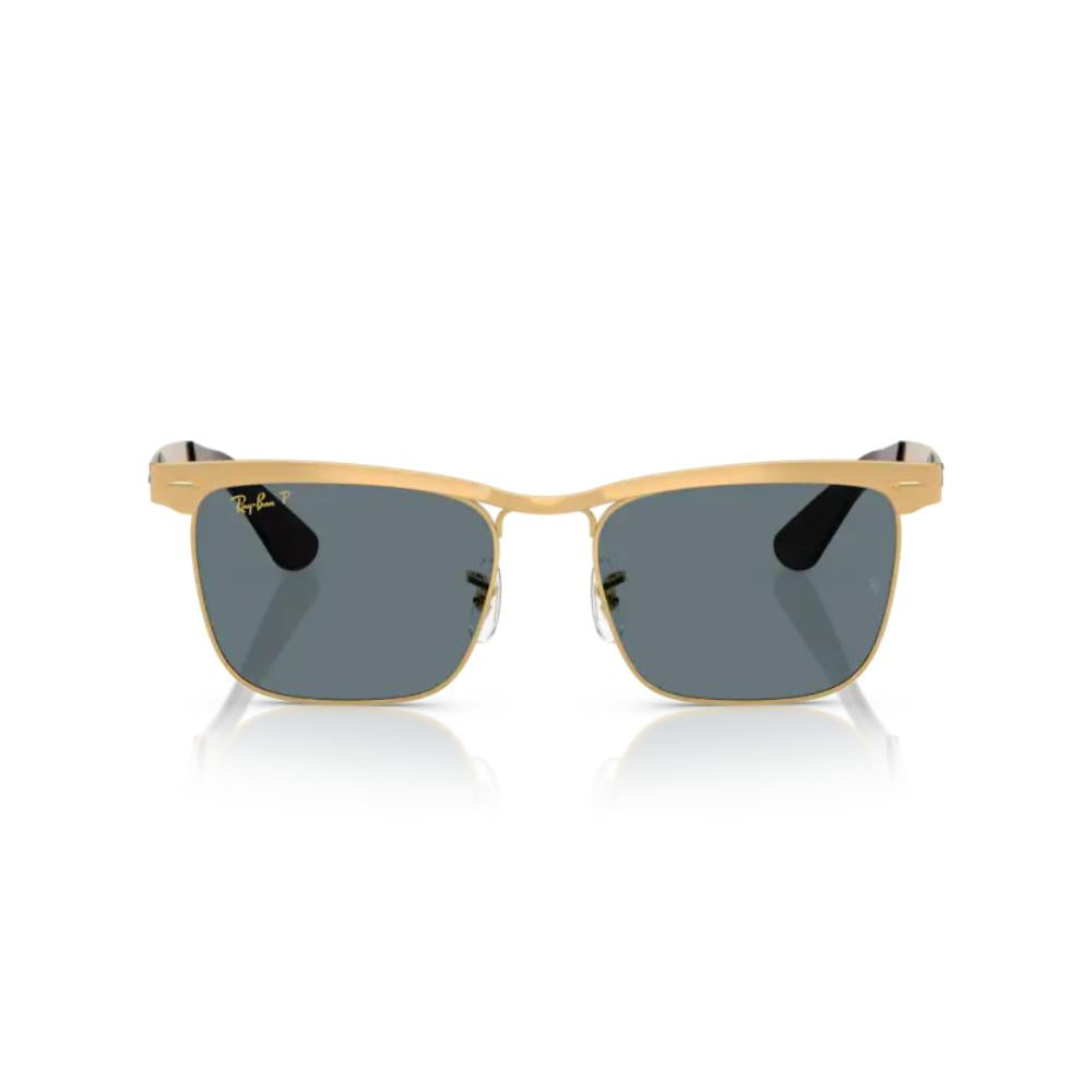 Óculos de Sol Wayfarer Deluxe Ouro Polarizadas Ray-Ban