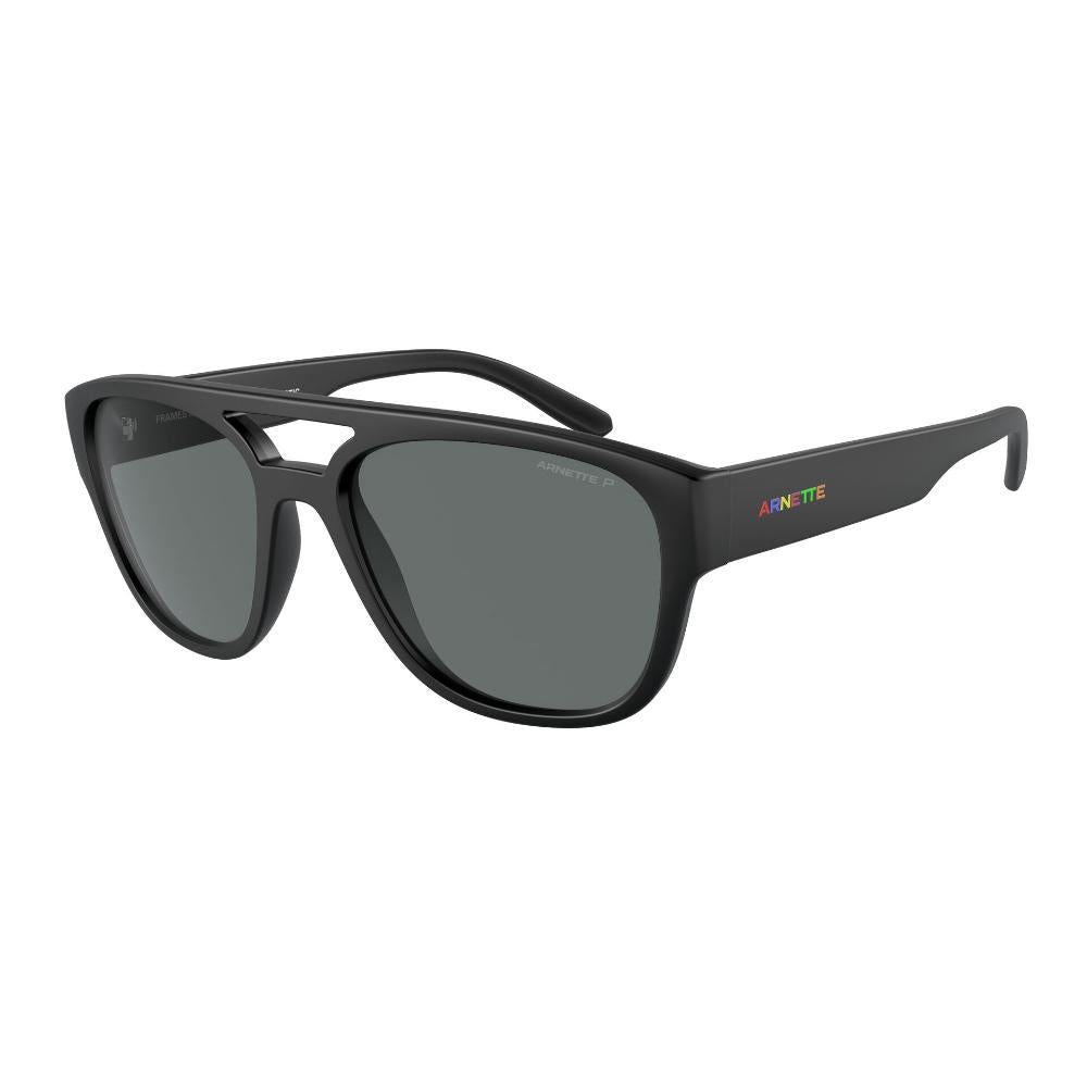 Óculos de Sol Mew2 Fosco Preto Reciclagem Polarizadas Arnette