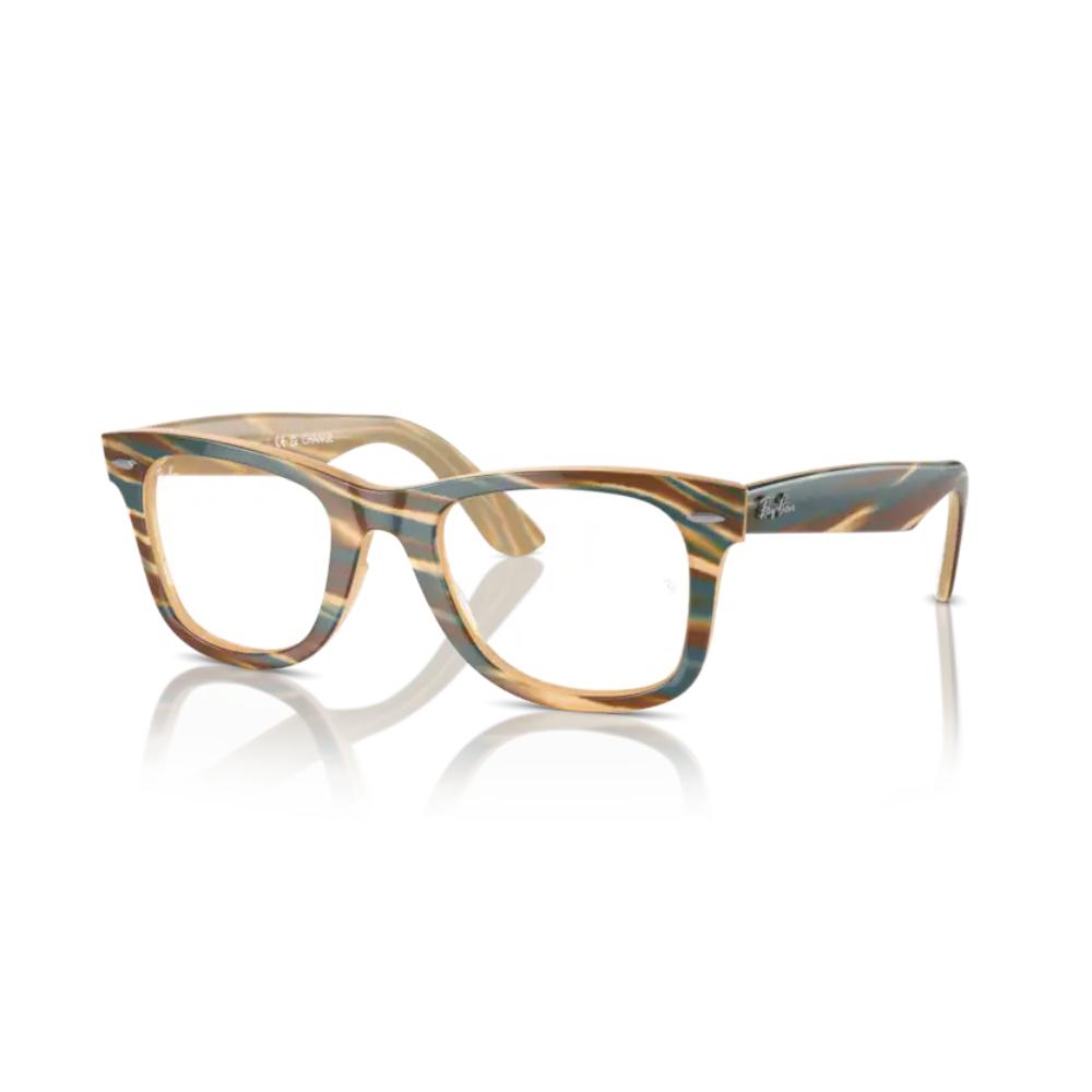 Óculos de Grau Wayfarer Ease Change Fotocromáticos Marrom Ray-Ban Optical